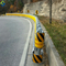 Keselamatan Lalu Lintas Jalan Raya Roller Barrier Anti Tabrakan Pagar Pembatas